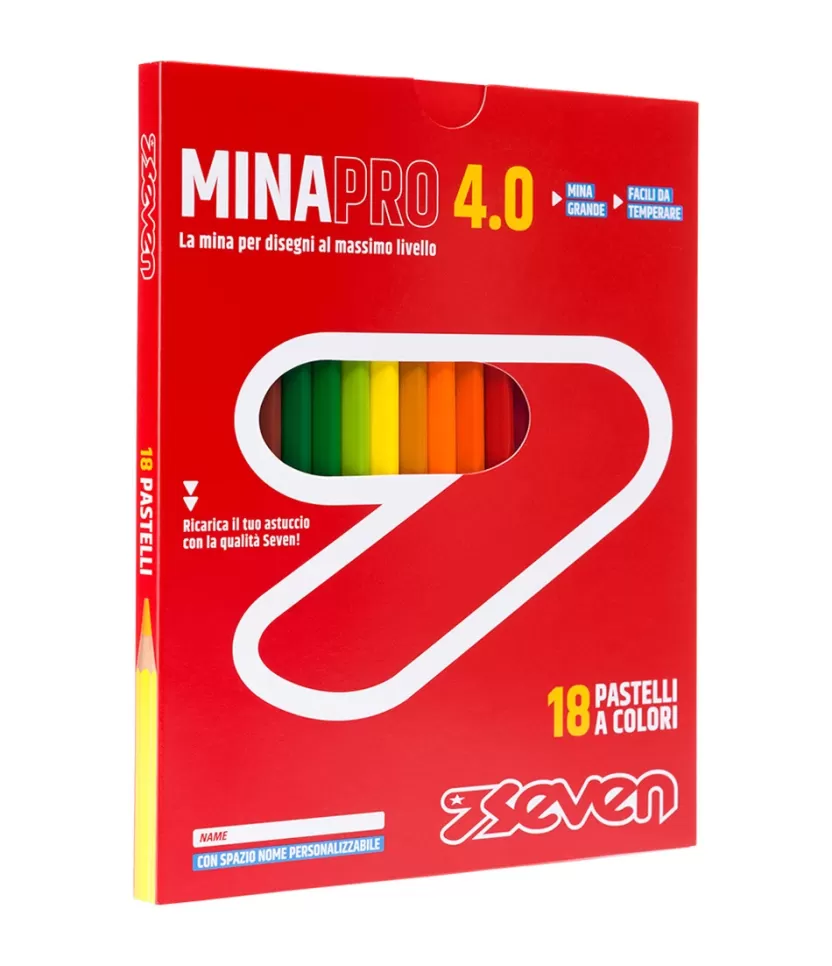 Minapro 4.0 | Seven 18 Pastelli A Colori ® Minapro 4.0