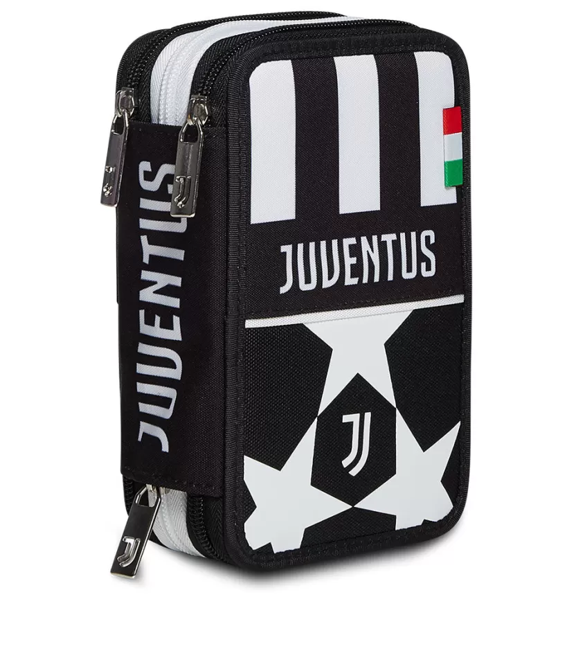 Astucci Attrezzati | Seven Astuccio 3 Scomparti Juventus