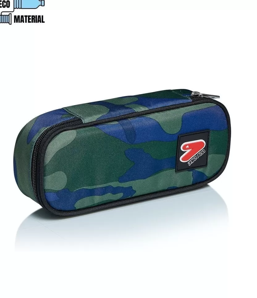 Portapenne Round | Seven Portapenne ® Round Plus - Camo Royal