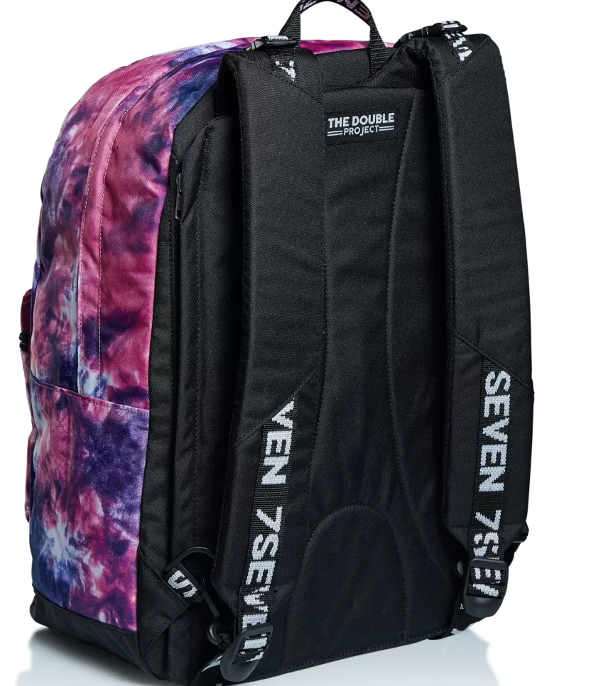 Zaini Reversibili | Seven Zaino ® Reversibile Con Cuffie - The Double Tye And Dye Girl