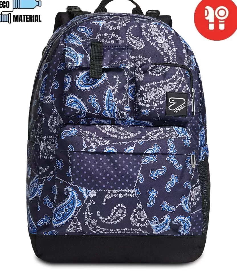 Zaini Reversibili | Seven Zaino ® Reversibile Pockets Con Earphones Wireless - The Double B