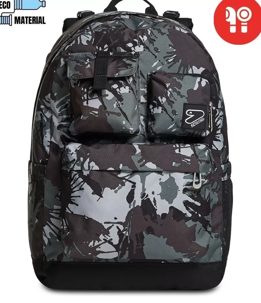 Zaini Reversibili | Seven Zaino ® Reversibile Pockets Con Earphones Wireless - The Double M