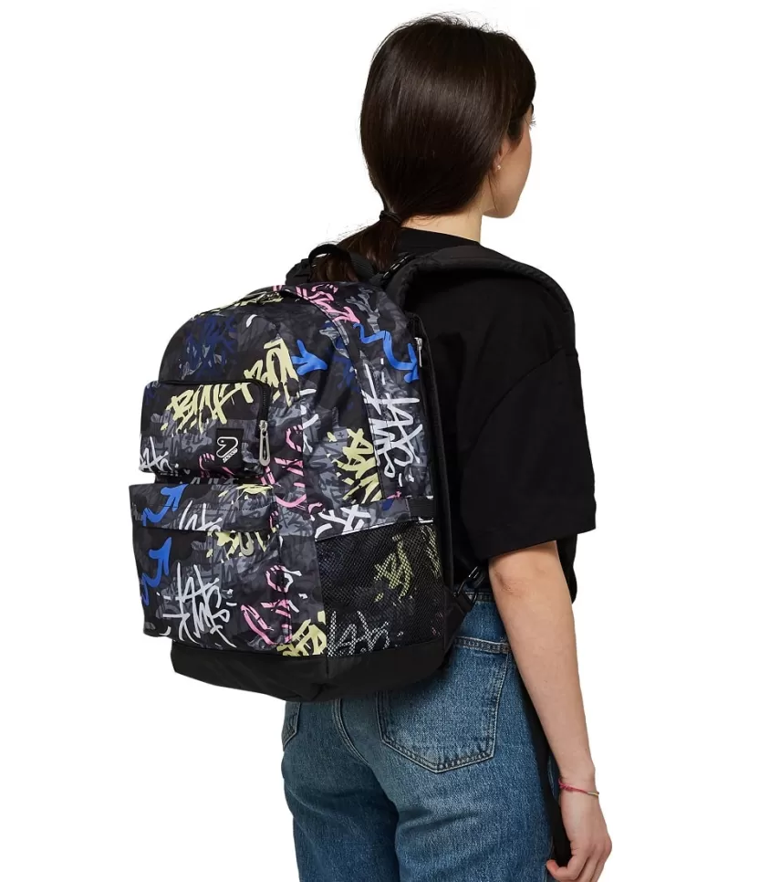 Zaini Reversibili | Seven Zaino ® Reversibile Pockets Con Earphones Wireless - The Double M